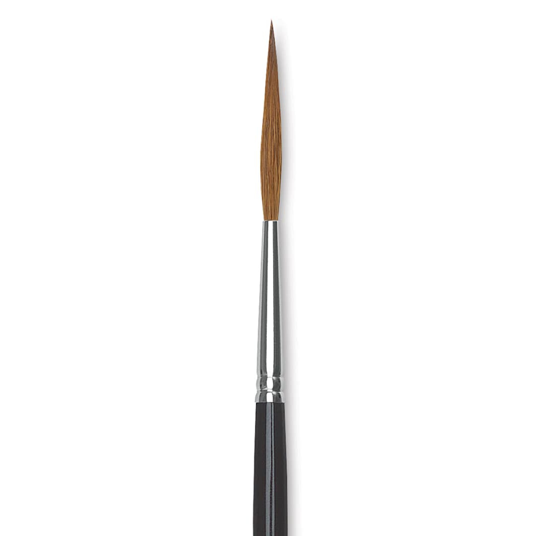 Open in modal - Da Vinci Maestro Kolinsky Brush - Long Liner, Short Handle, Size 8 close up