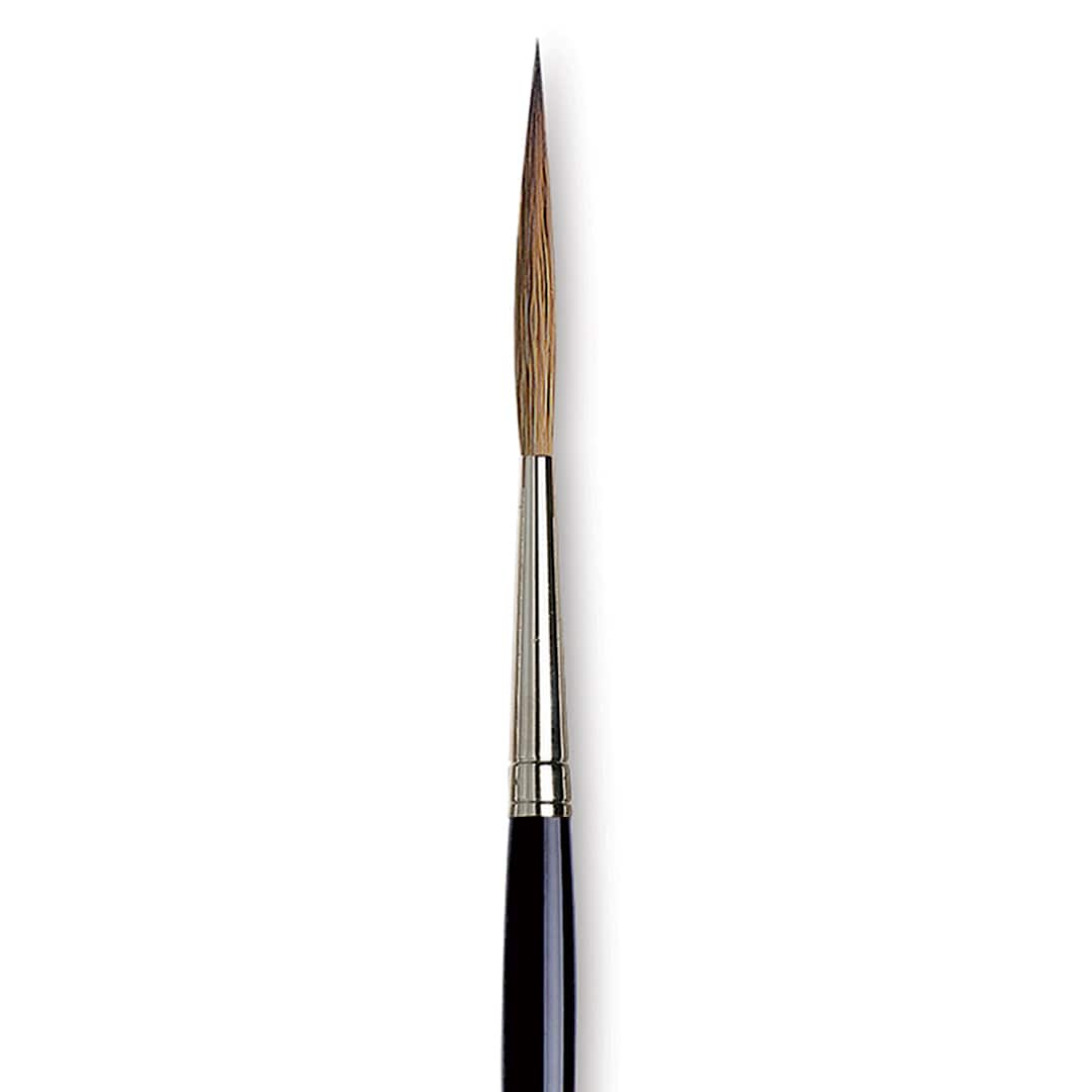 Open in modal - Da Vinci Maestro Kolinsky Brush - Long Liner, Short Handle, Size 10 close up