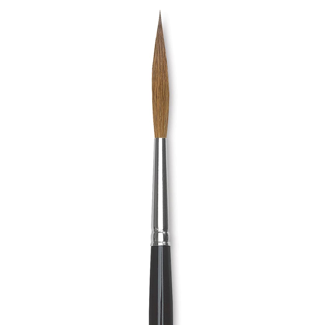 Open in modal - Da Vinci Maestro Kolinsky Brush - Long Liner, Short Handle, Size 12 close up