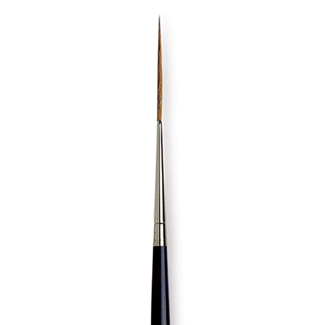 Open in modal - Da Vinci Maestro Kolinsky Brush - Long Liner, Short Handle, Size 5/0 close up