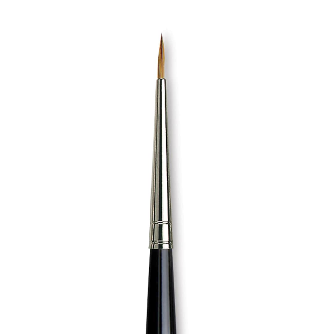 Open in modal - Da Vinci Maestro Kolinsky Brush - Restauro Retouch, Short Handle, Size 1 close up