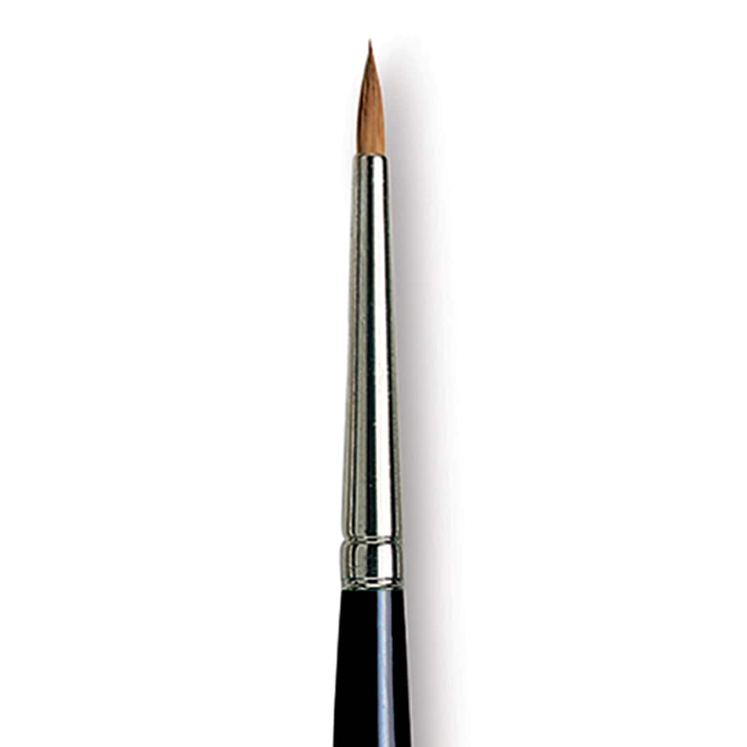 Open in modal - Da Vinci Maestro Kolinsky Brush - Miniaturist, Short Handle, Size 3 close up