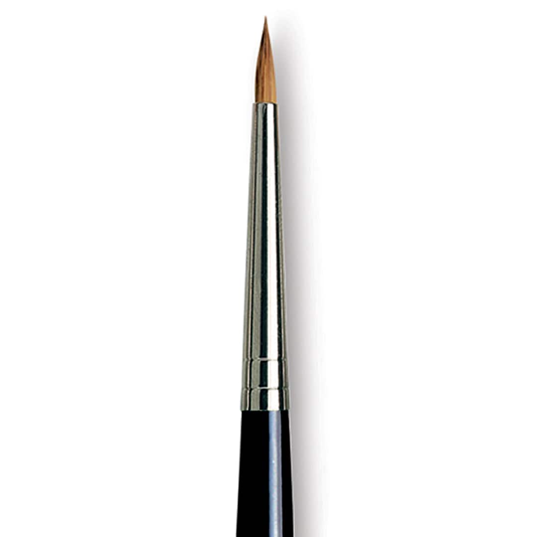 Open in modal - Da Vinci Maestro Kolinsky Brush - Miniaturist, Short Handle, Size 4 close up