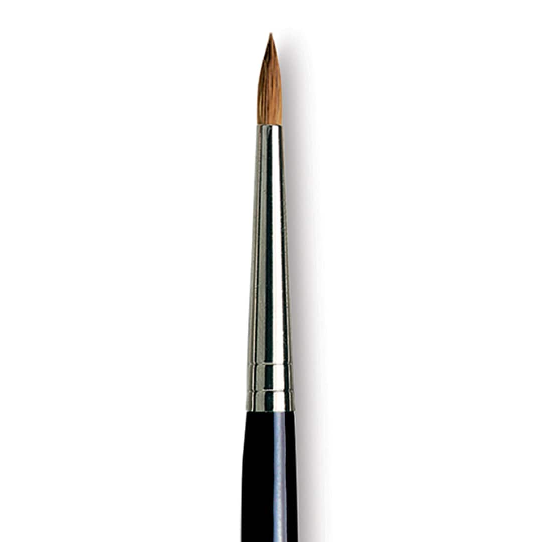 Open in modal - Da Vinci Maestro Kolinsky Brush - Miniaturist, Short Handle, Size 5 close up