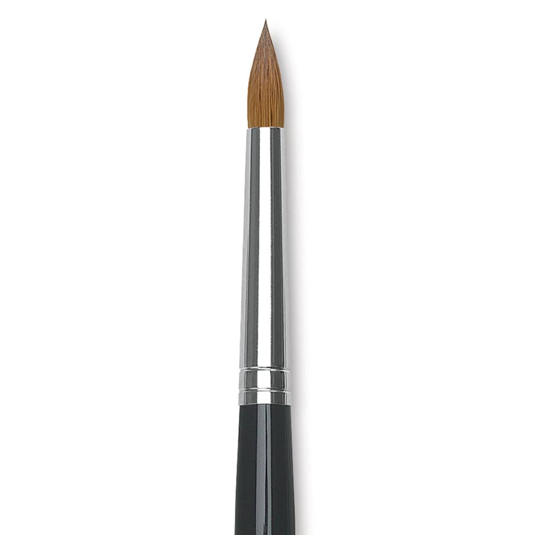 Open in modal - Da Vinci Maestro Kolinsky Brush - Miniaturist, Short Handle, Size 8 close up