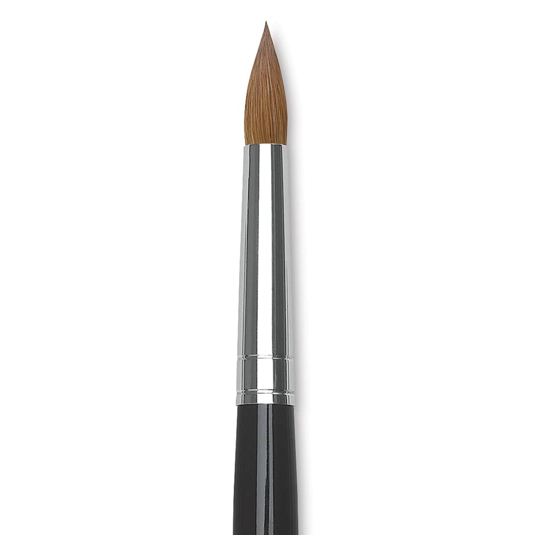 Open in modal - Da Vinci Maestro Kolinsky Brush - Miniaturist, Short Handle, Size 12 close up