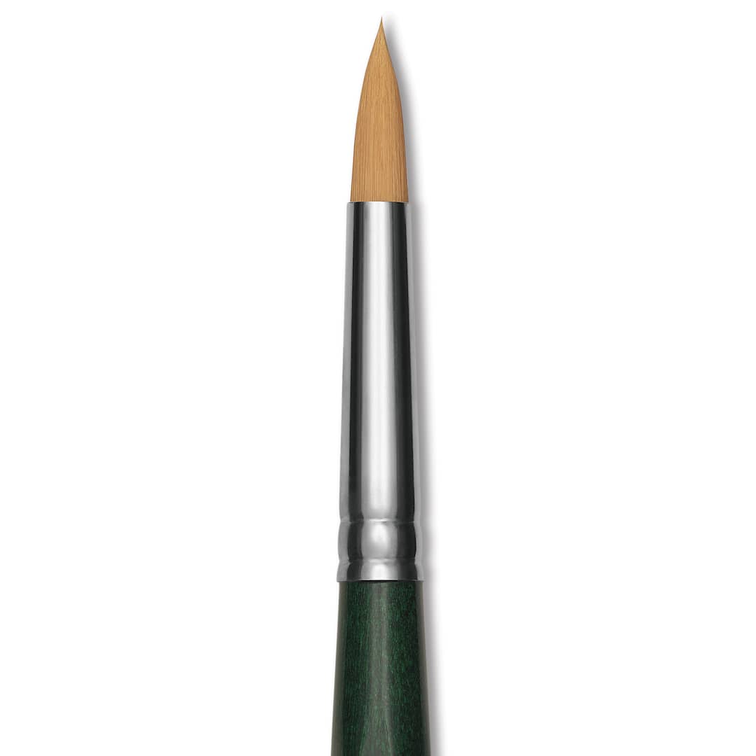 Open in modal - Da Vinci Nova Synthetic Brush - Retouch, Short Handle, Size 12, close-up