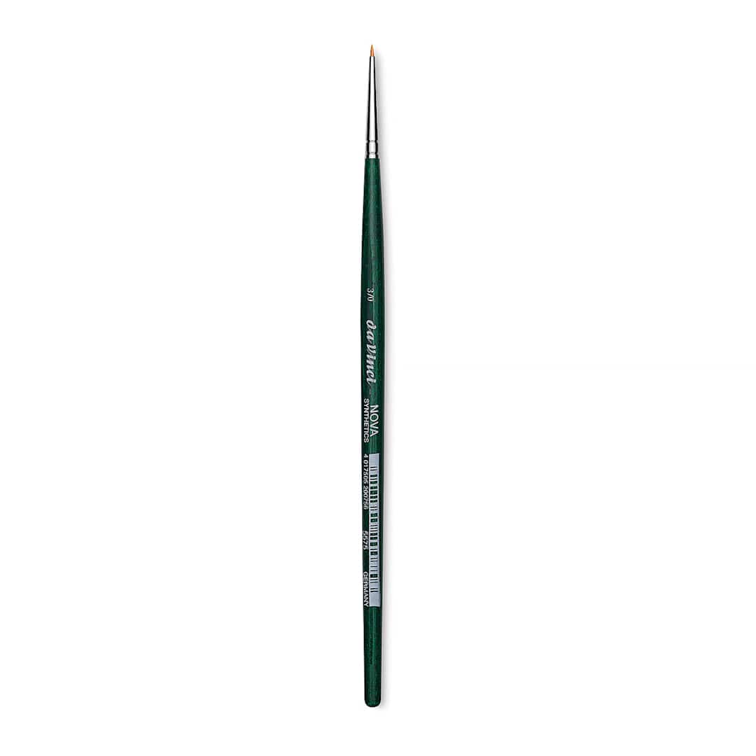 Open in modal - Da Vinci Nova Brush - Retouch, Short Handle, Size 3/0