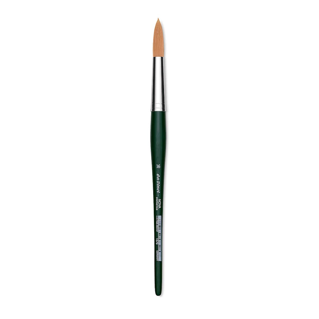 Open in modal - Da Vinci Nova Brush - Round, Short Handle, Size 16