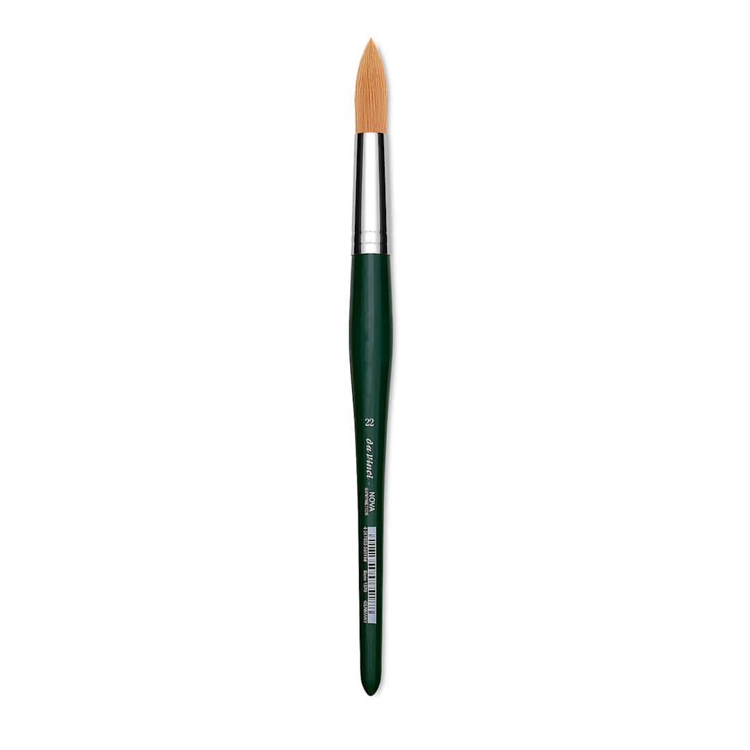 Open in modal - Da Vinci Nova Brush - Round, Short Handle, Size 22