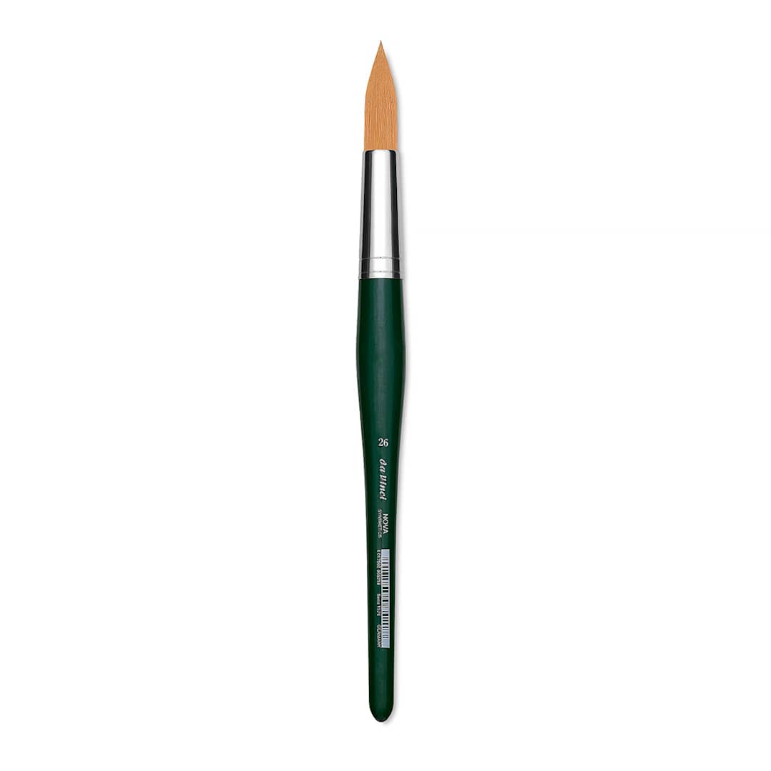 Open in modal - Da Vinci Nova Brush - Round, Short Handle, Size 26