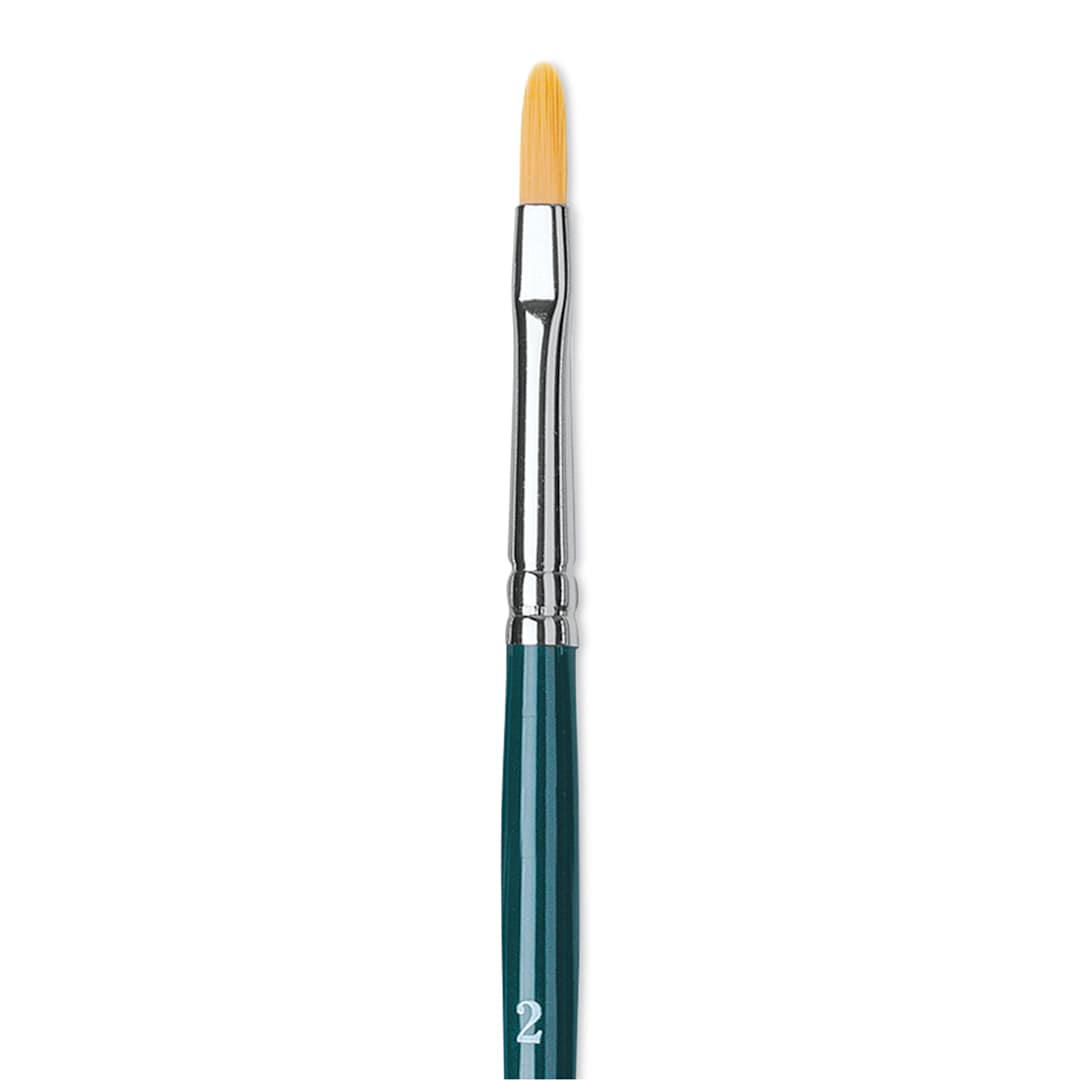 Open in modal - Da Vinci Nova Brush - Filbert, Short Handle, Size 2 close up