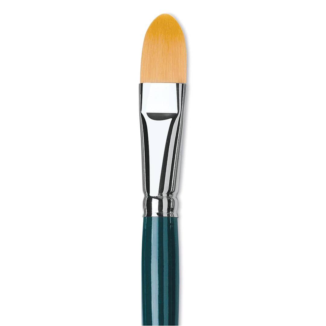 Open in modal - Da Vinci Nova Brush - Filbert, Short Handle, Size 16 close up