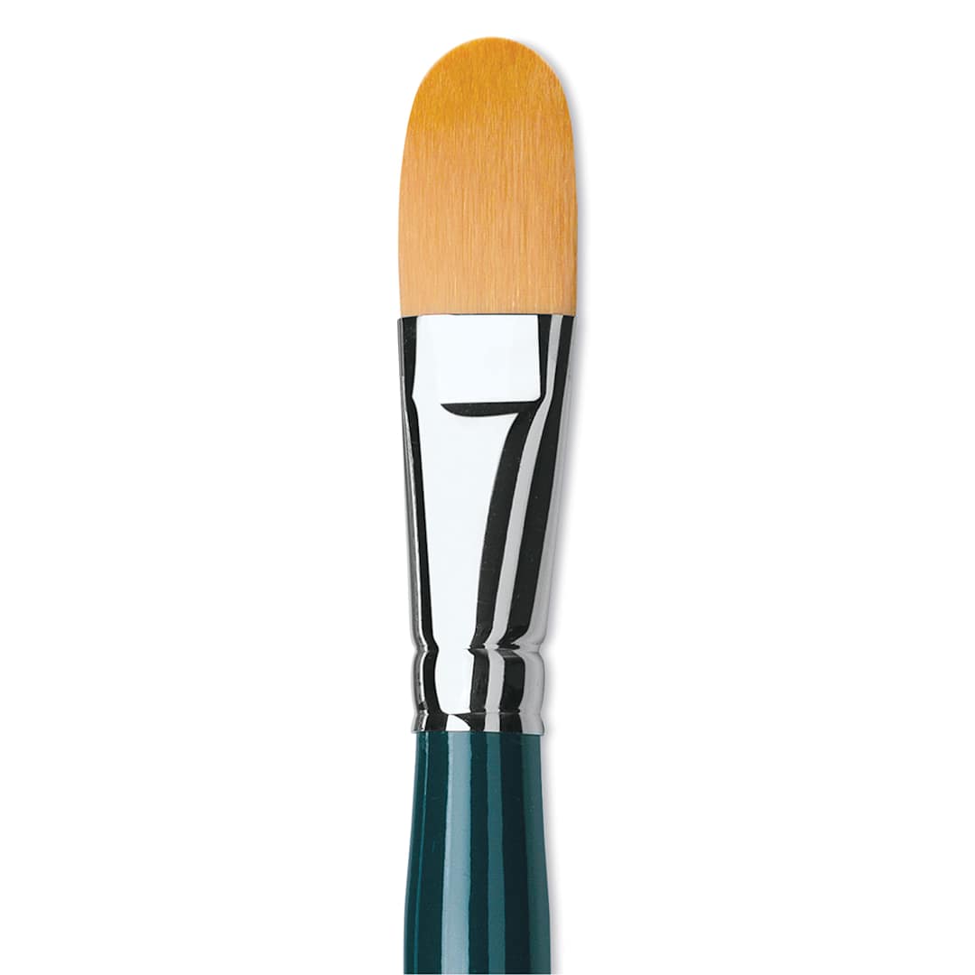 Open in modal - Da Vinci Nova Brush - Filbert, Short Handle, Size 20 close up