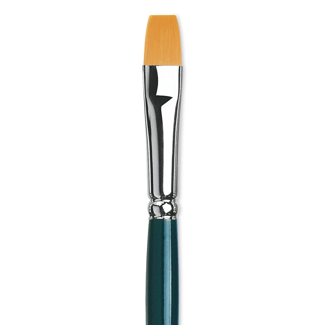 Open in modal - Da Vinci Nova Brush - Bright, Short Handle, Size 12 close up