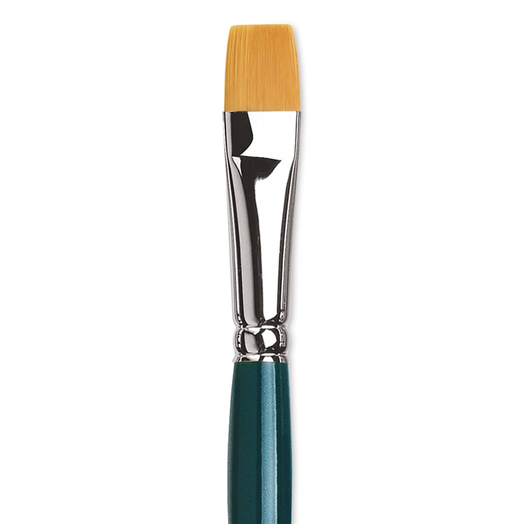 Open in modal - Da Vinci Nova Brush - Bright, Short Handle, Size 14 close up