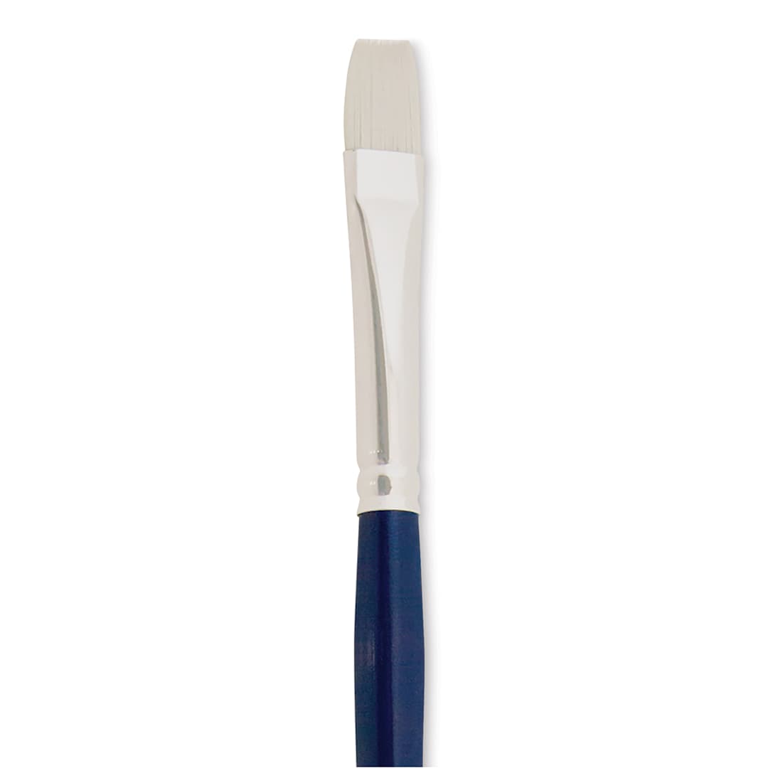 Open in modal - Silver Brush Bristlon Stiff White Synthetic Brush - Bright, Size 6 (close-up)