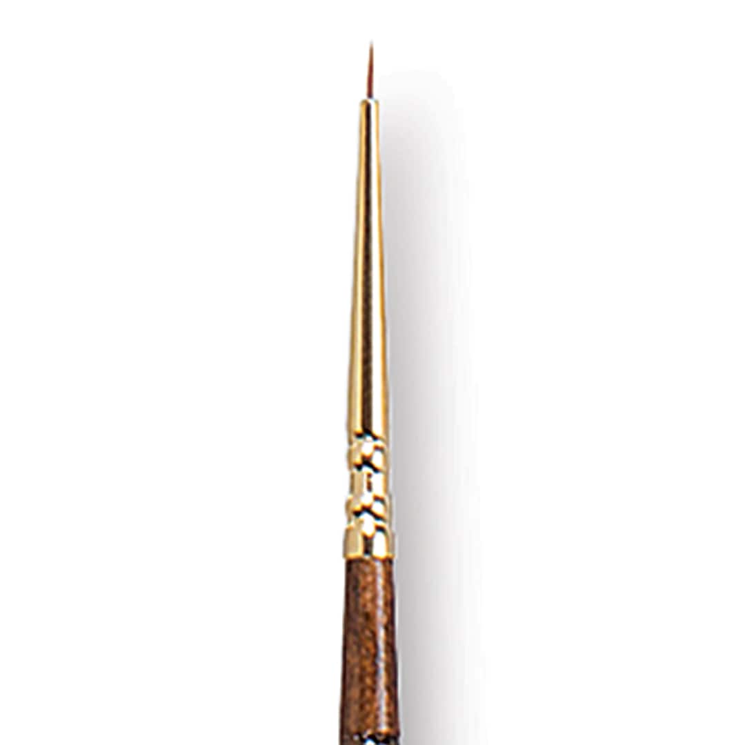Open in modal - Escoda Reserva Kolinsky-Tajmyr Sable Brush - Round, Long Handle, Size 5/0 close up