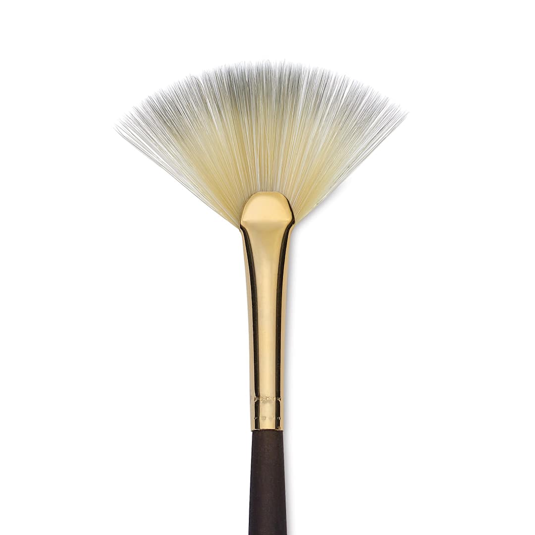 Open in modal - Princeton Umbria Brush - Fan, Long Handle, Size 3