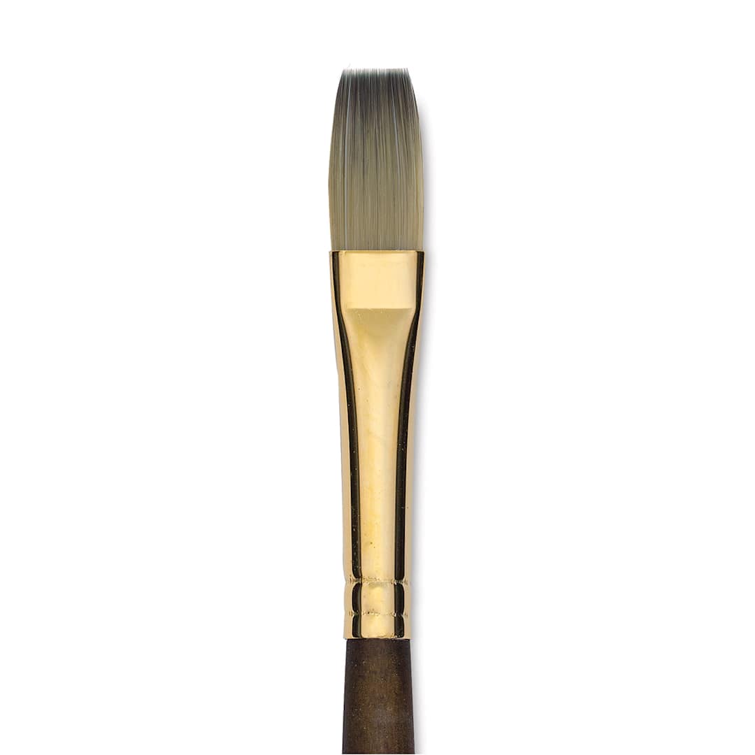 Open in modal - Princeton Umbria Brush - Flat, Long Handle, Size 6