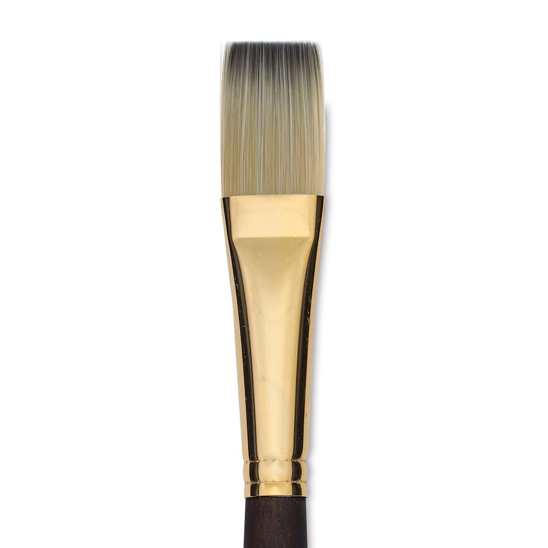 Open in modal - Princeton Umbria Brush - Flat, Long Handle, Size 12