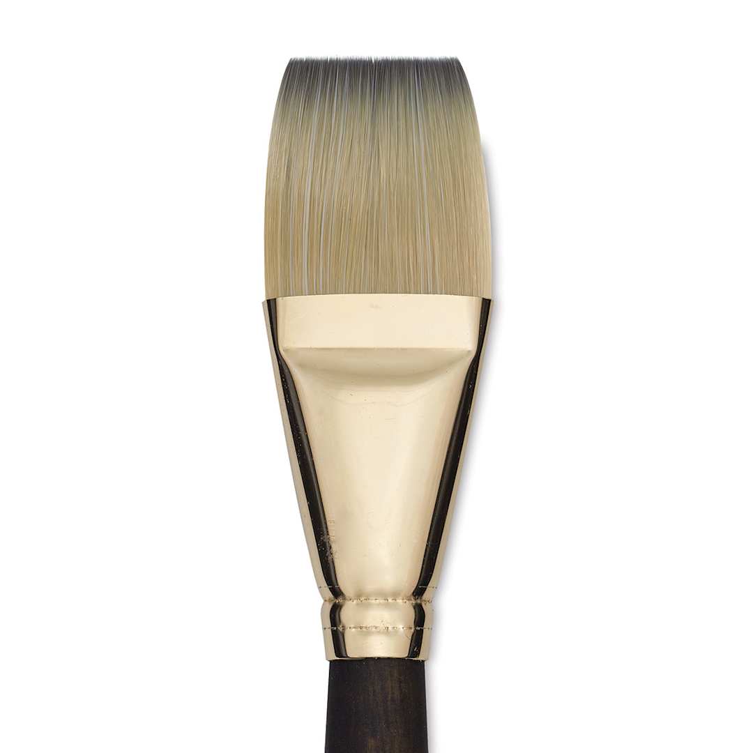 Open in modal - Princeton Umbria Brush - Flat, Long Handle, Size 20