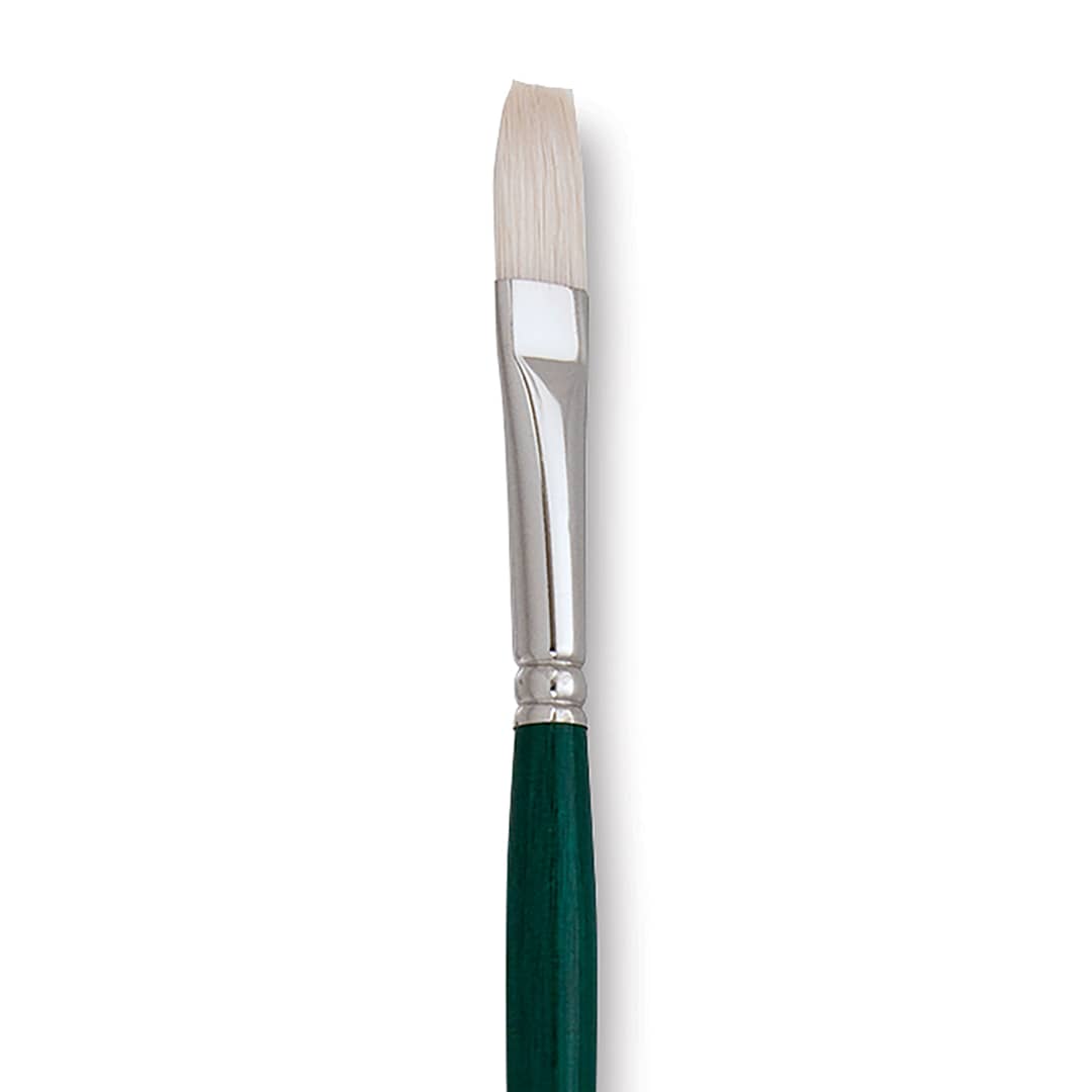 Open in modal - Grumbacher Gainsborough Brush - Flat, Long Handle, Size 6