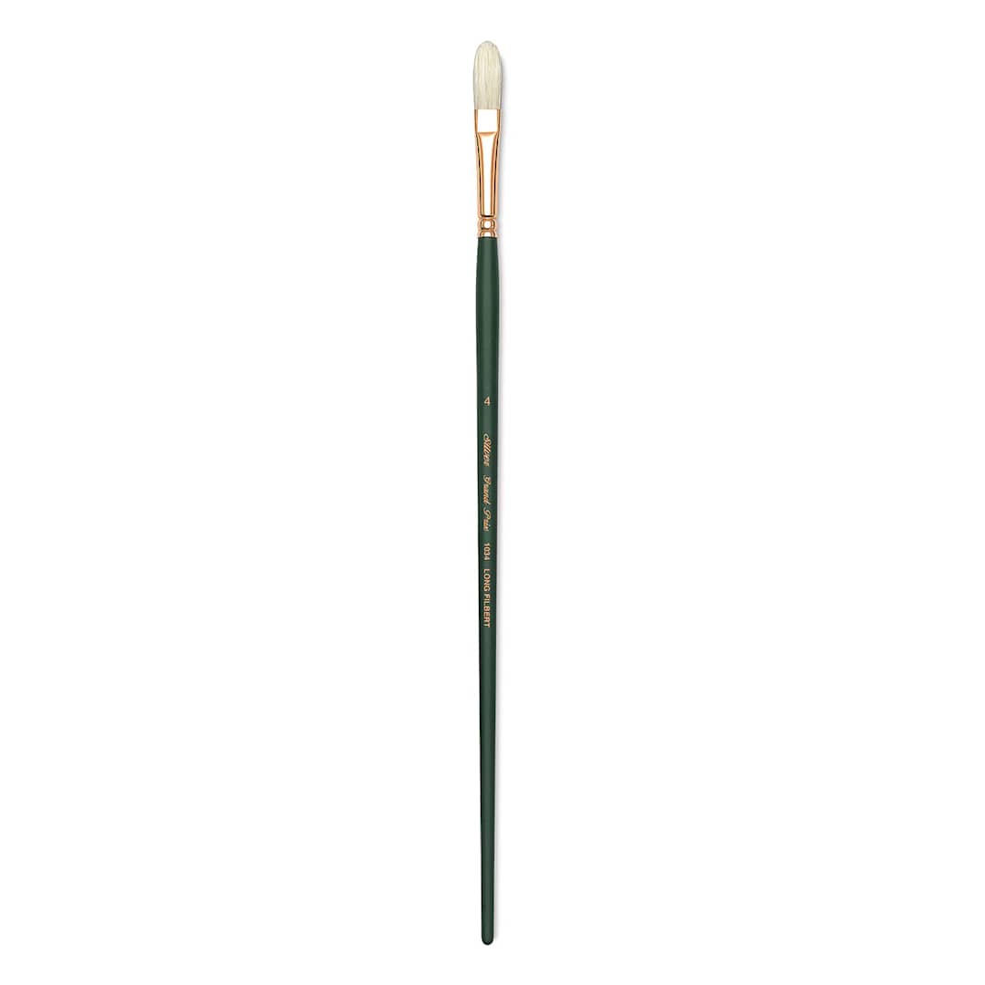 Open in modal - Silver Brush Grand Prix Super Brush - Long Filbert, Long Handle, Size 4