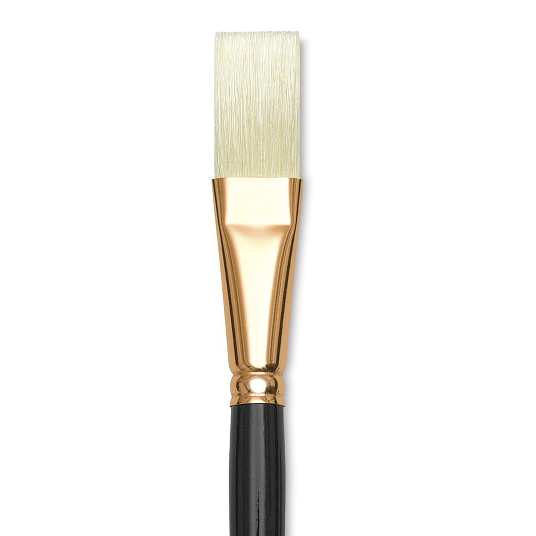 Open in modal - Raphael Paris Classic Brush - Flat, Long Handle, Size 12