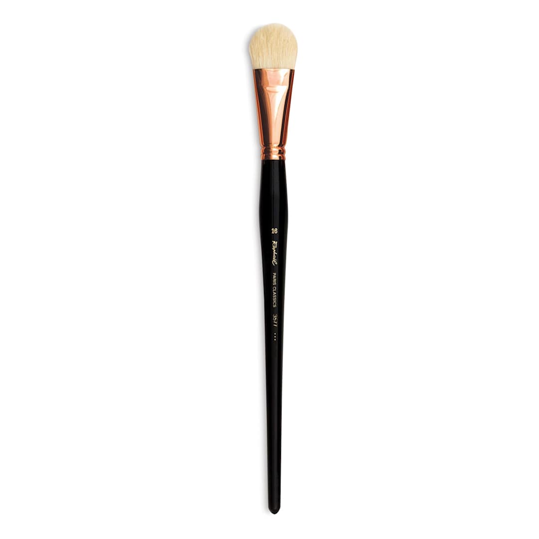 Open in modal - Raphael Paris Classic Brush - Short Filbert, Long Handle, Size 16