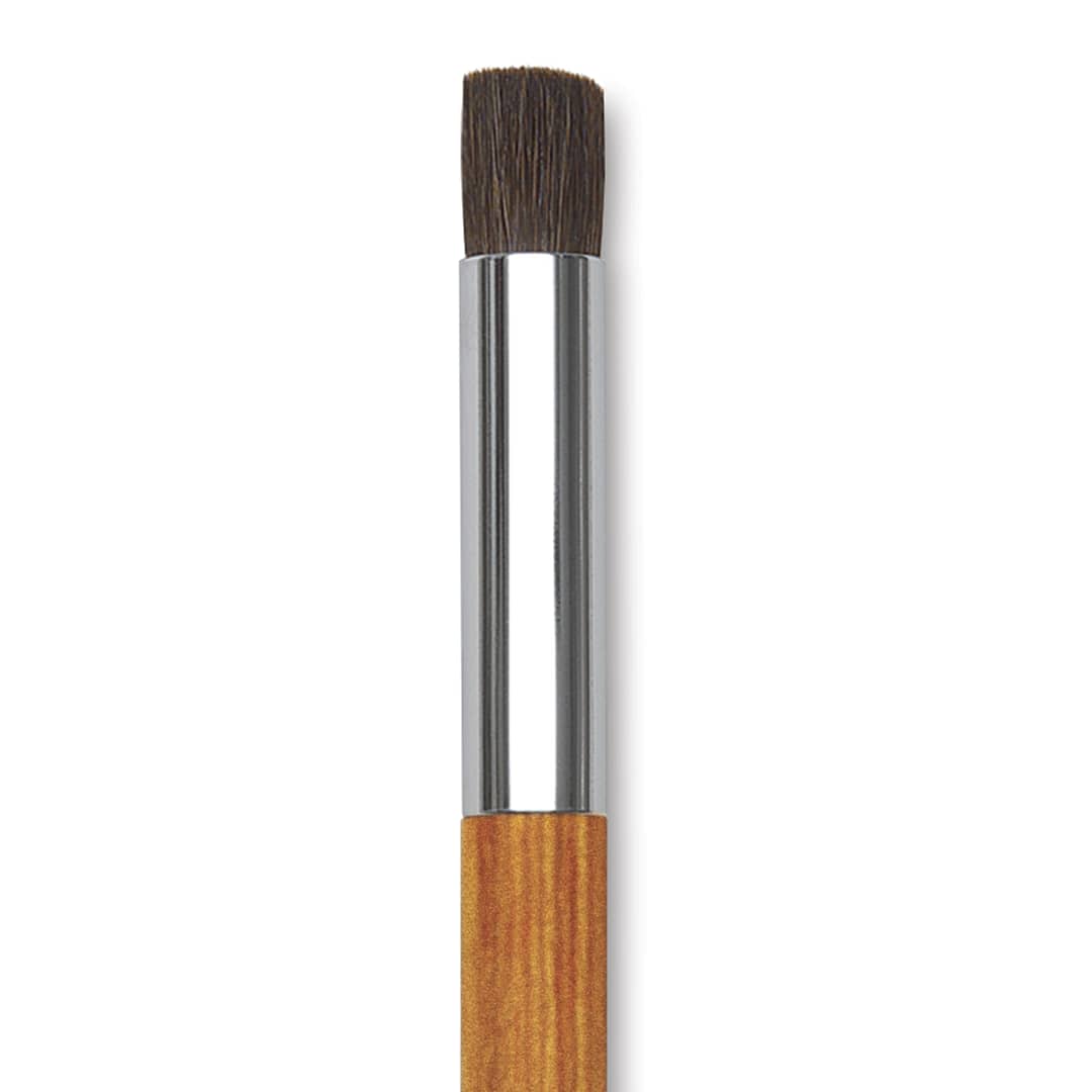 Open in modal - Holbein Pastel Brush - 5/16", Round Blender, Horse hair, close-up
