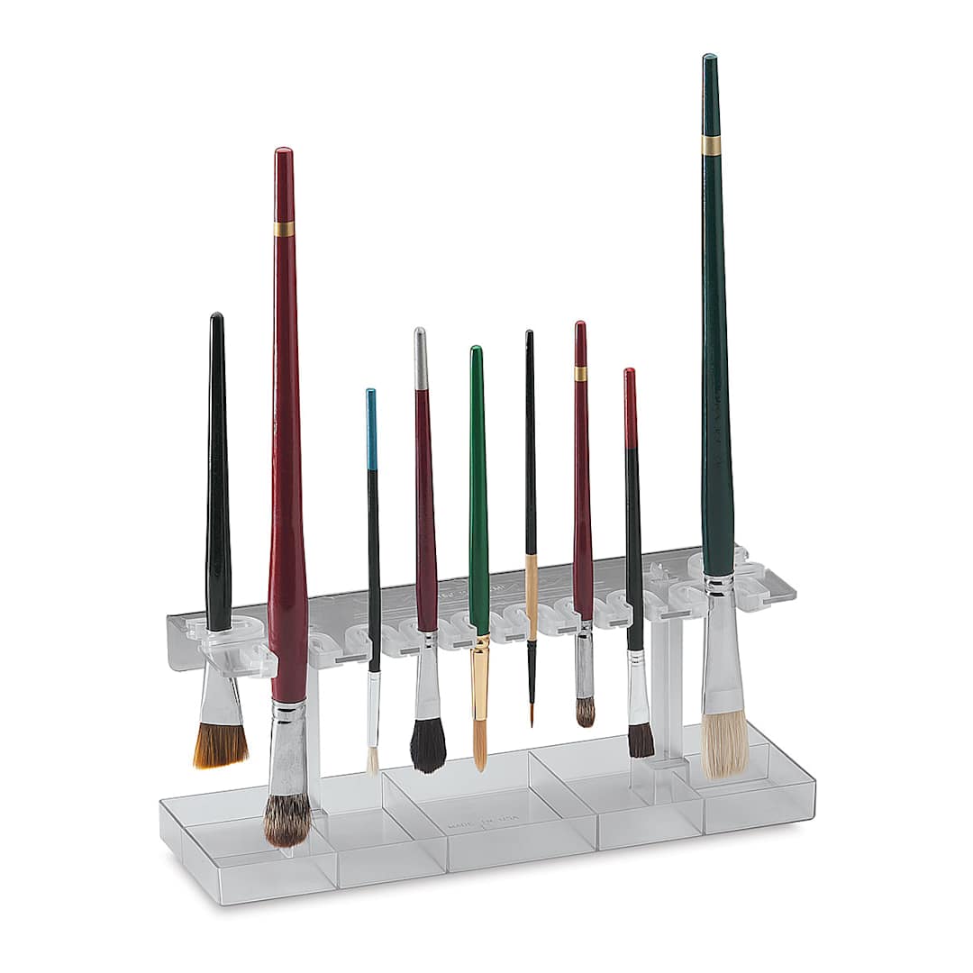 Open in modal - Masterson Sta-New Brush Holder - accessorized with assorted Brushes, not included