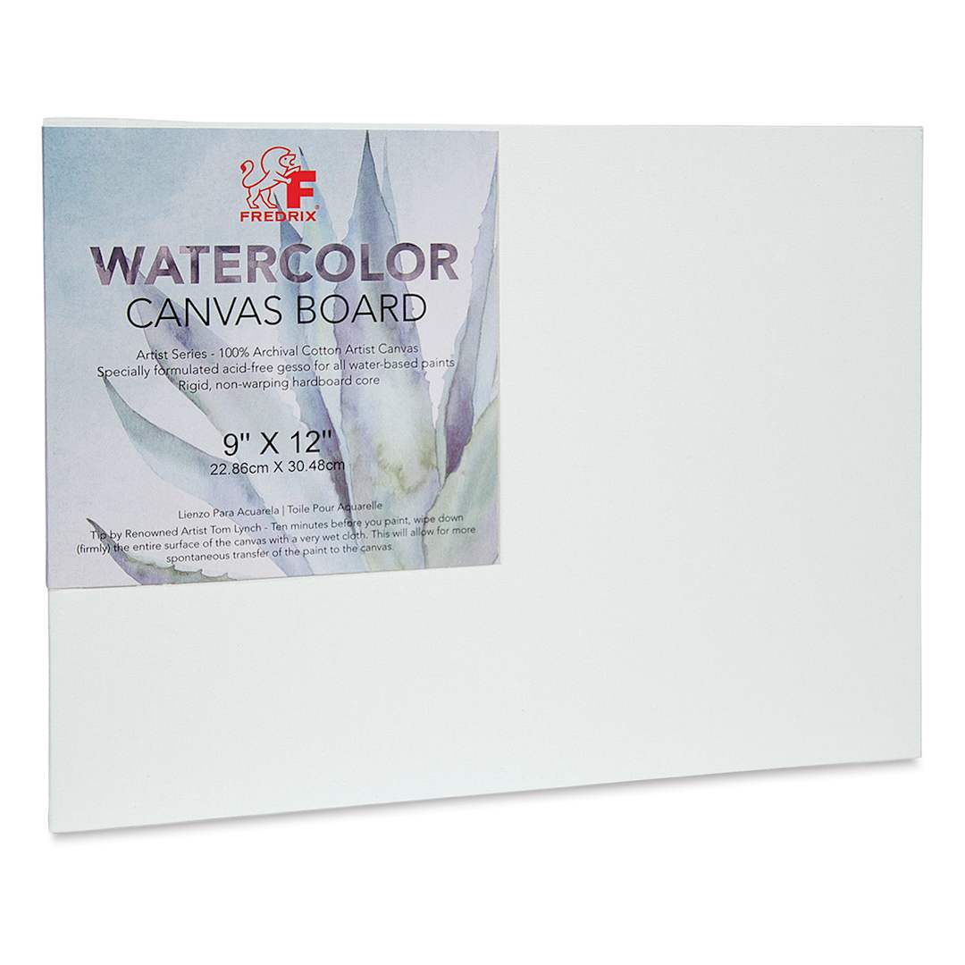 Open in modal - Fredrix Archival Watercolor Canvas Board - 9'' x 12''