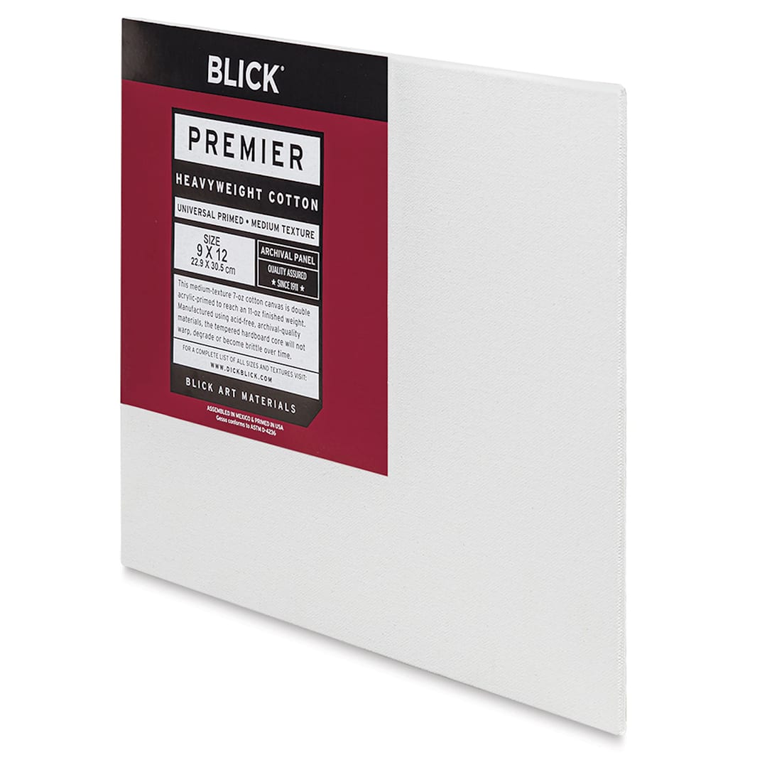 Open in modal - Blick Heavyweight Cotton Archival Panel - 9'' x 12''