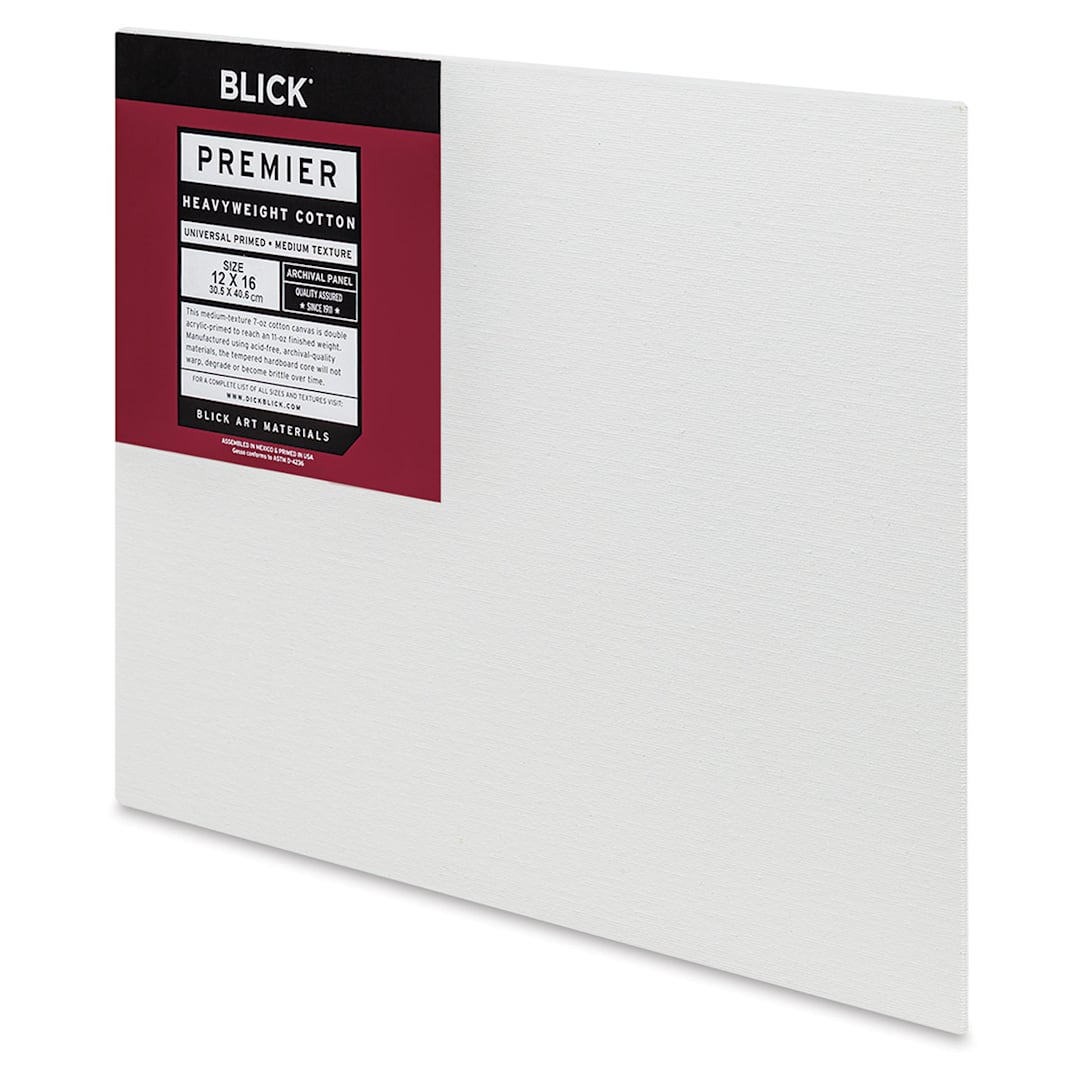 Open in modal - Blick Heavyweight Cotton Archival Panel - 12'' x 16''