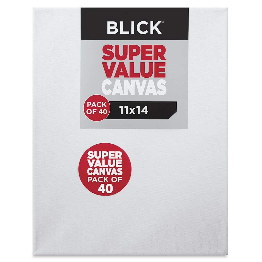 Open in modal - Blick Super Value Canvas Pack - 11" x 14", Pkg of 40
