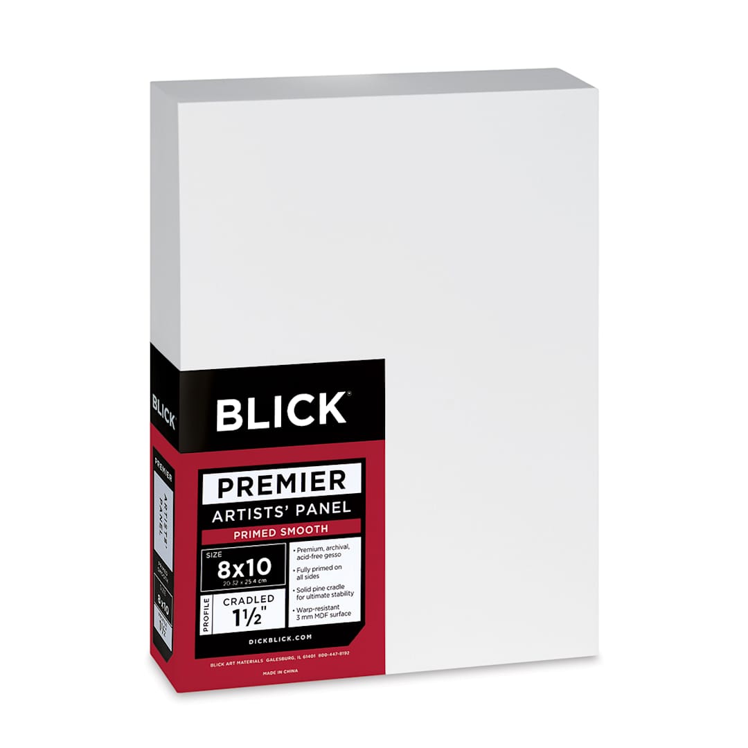 Open in modal - Blick Premier Artists' Panel - Gallery Cradle, 1-1/2", 8" x 10" side view