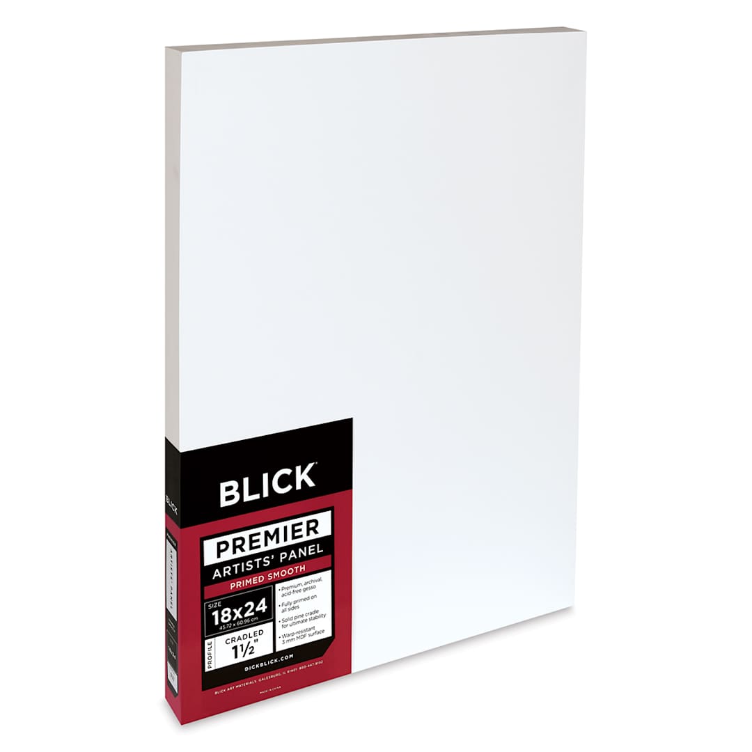 Open in modal - Blick Premier Artists' Panel - Gallery Cradle, 1-1/2", 18" x 24" side view