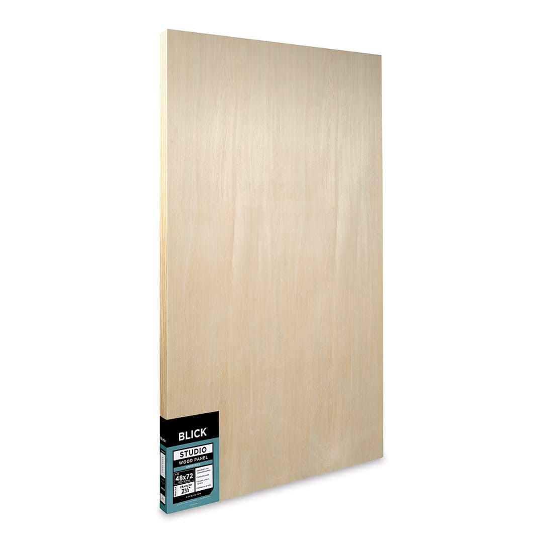 Open in modal - Blick Studio Artists' Wood Panels - Extra Deep Cradle Panel, 48" x 72", 2-1/2" Cradle