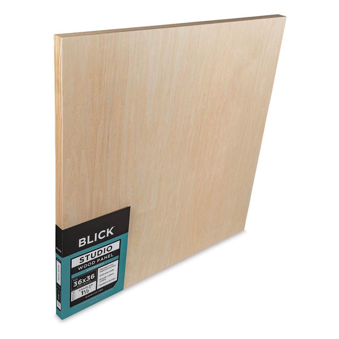 Open in modal - Blick Studio Artists' Wood Panels - Gallery Cradle, 36" x 36", 1-1/2" Cradle