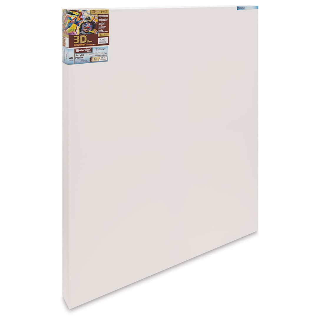 Open in modal - Masterpiece Tahoe Cotton Canvas - 36" x 48", 2-1/2" Profile, Acrylic Primed front side view