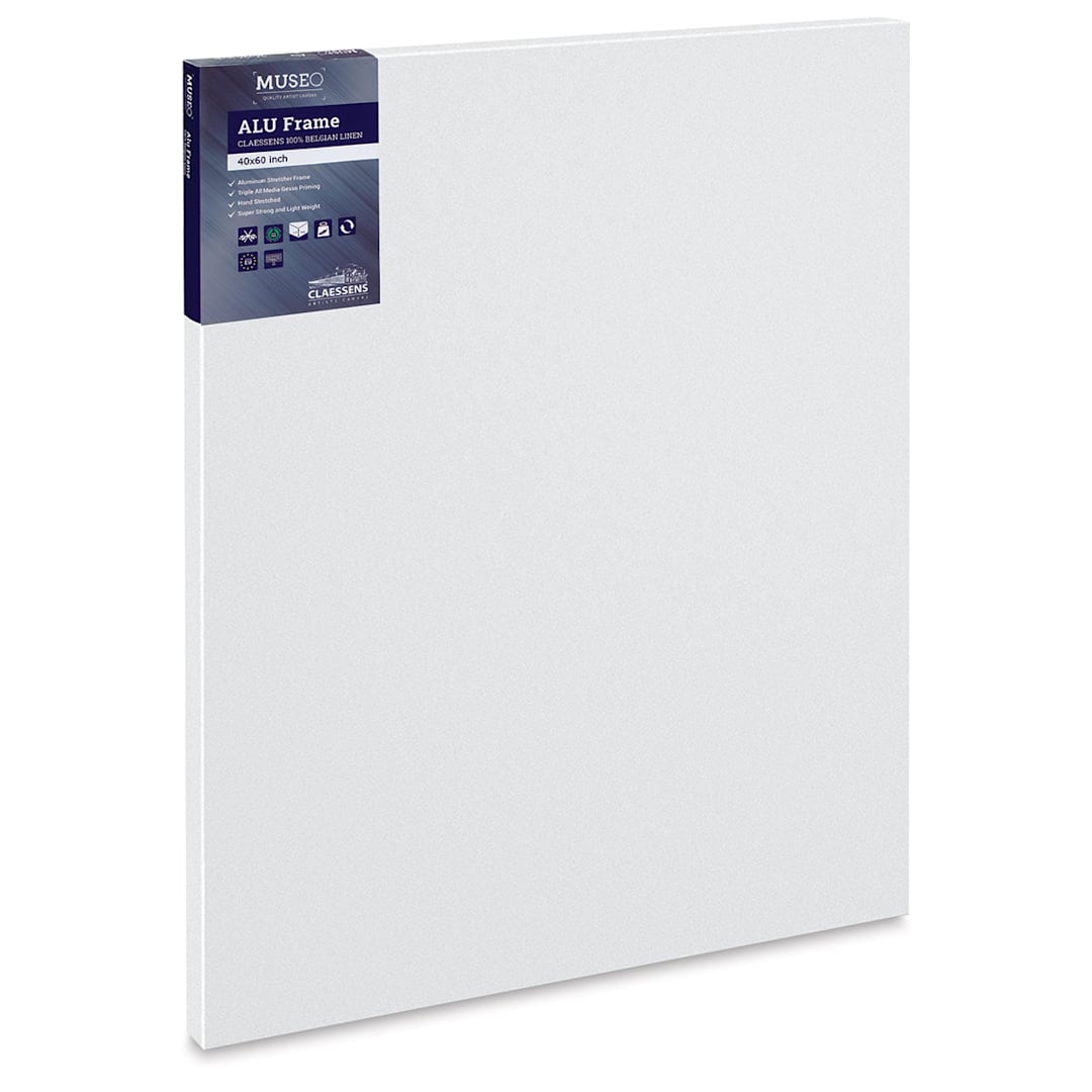 Open in modal - Museo Alu-Frame Claessens Belgian Linen Canvas - 40" x 60", 1-3/4" Depth