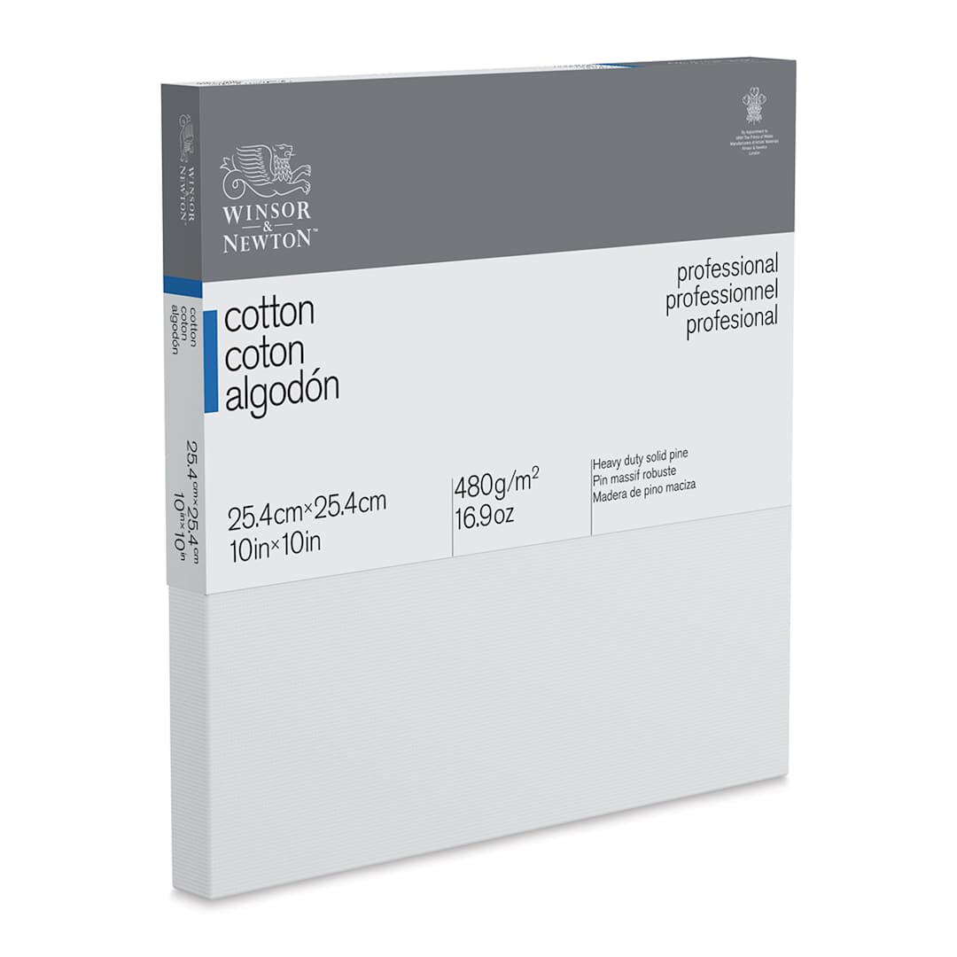 Open in modal - Winsor & Newton Professional Cotton Canvas - 10" x 10", Traditional Profile