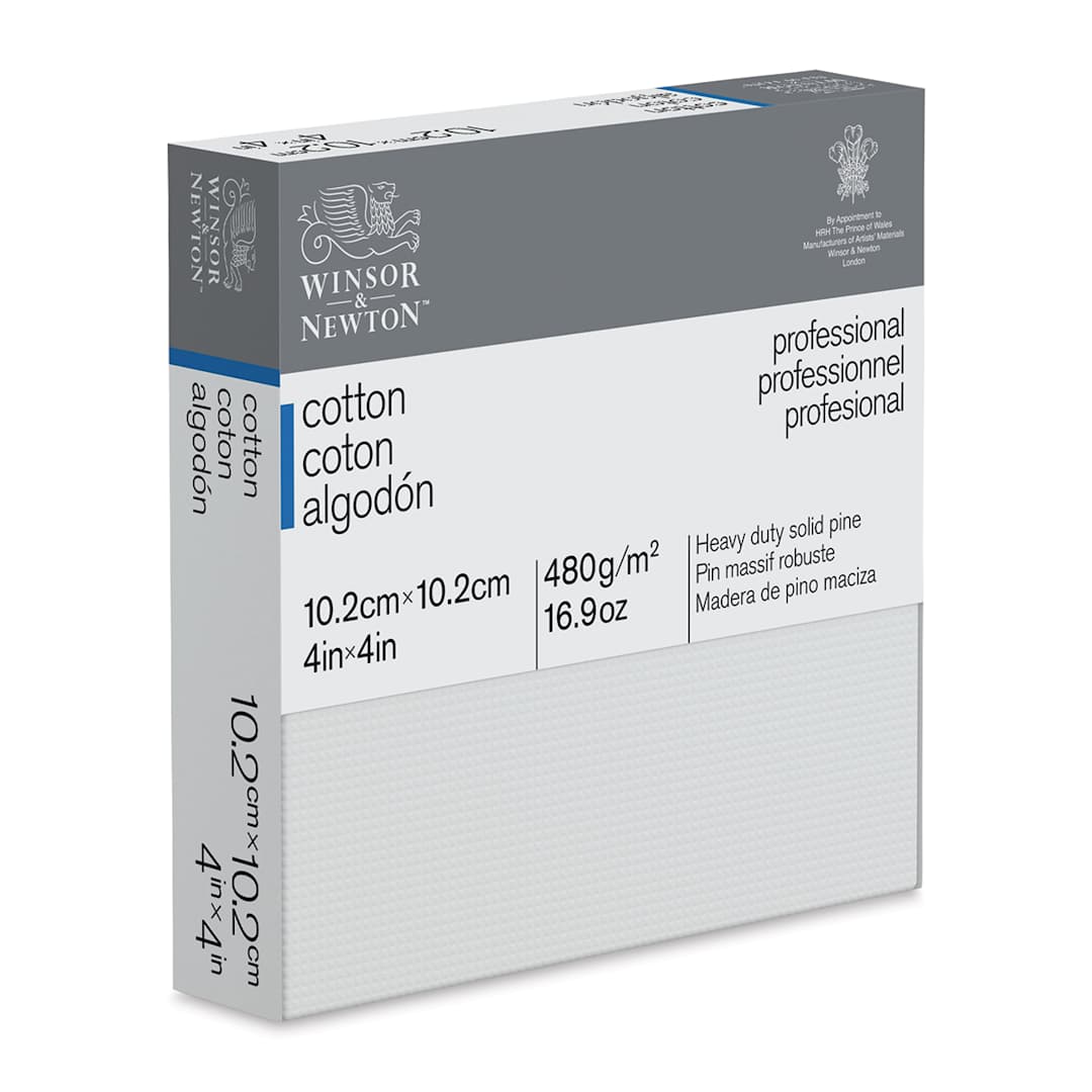 Open in modal - Winsor & Newton Professional Cotton Canvas - 4" x 4", Traditional Profile