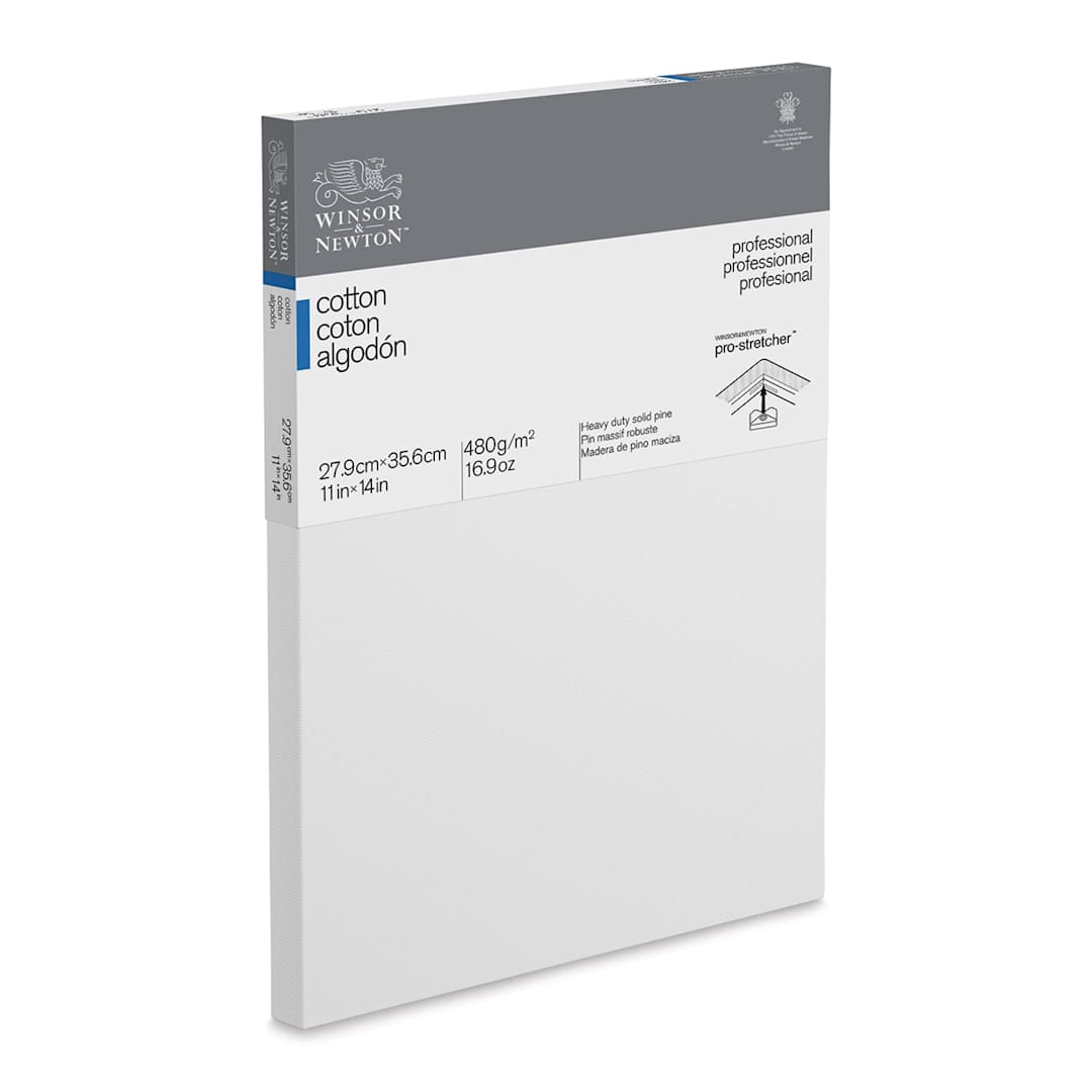 Open in modal - Winsor & Newton Professional Cotton Canvas - 11" x 14", Traditional Profile
