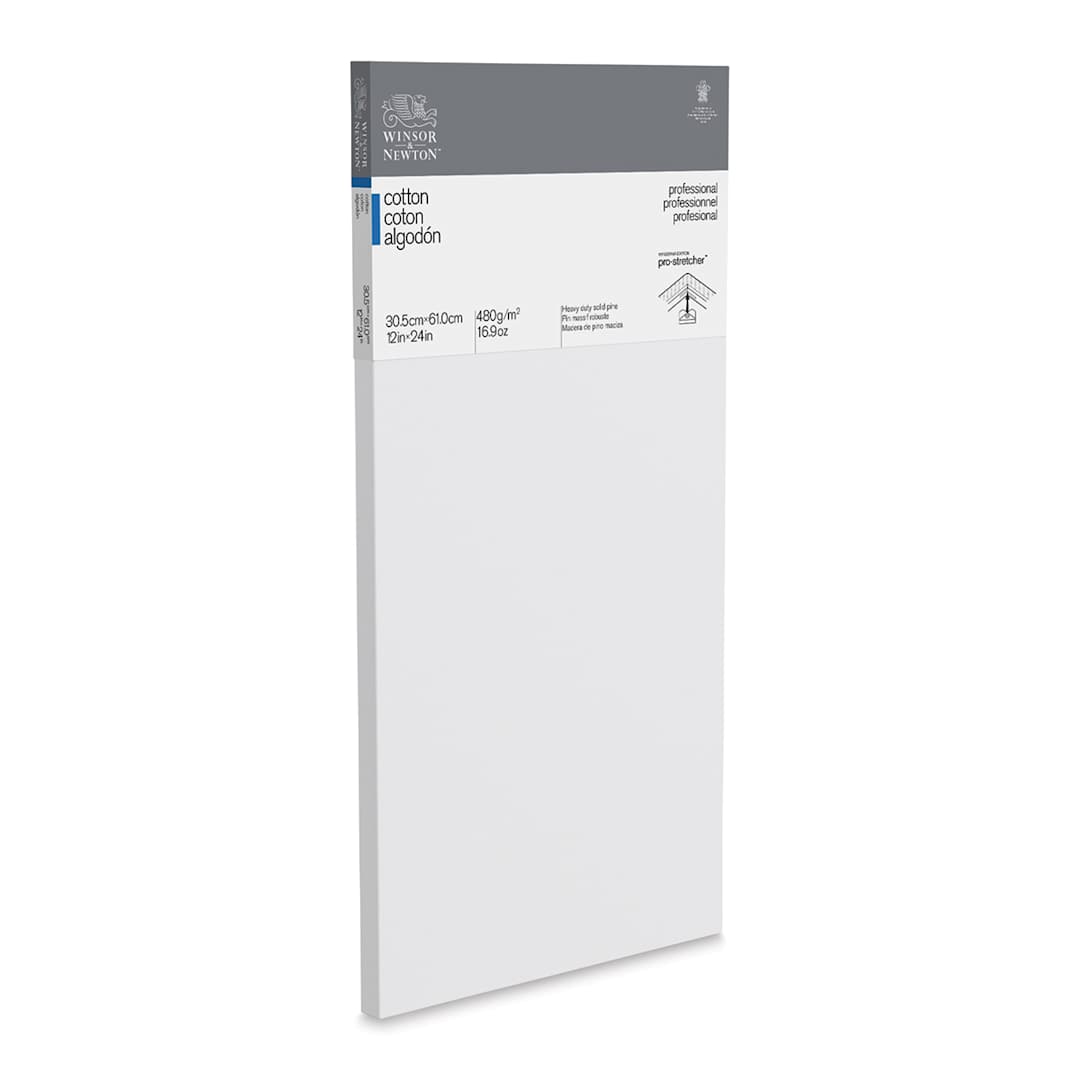 Open in modal - Winsor & Newton Professional Cotton Canvas - 12" x 24", Traditional Profile