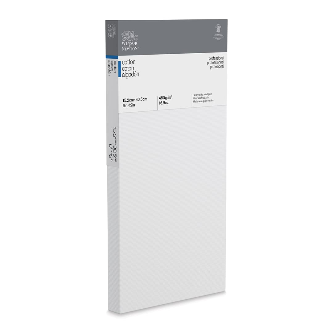 Open in modal - Winsor & Newton Professional Cotton Canvas - 6" x 12", Traditional Profile