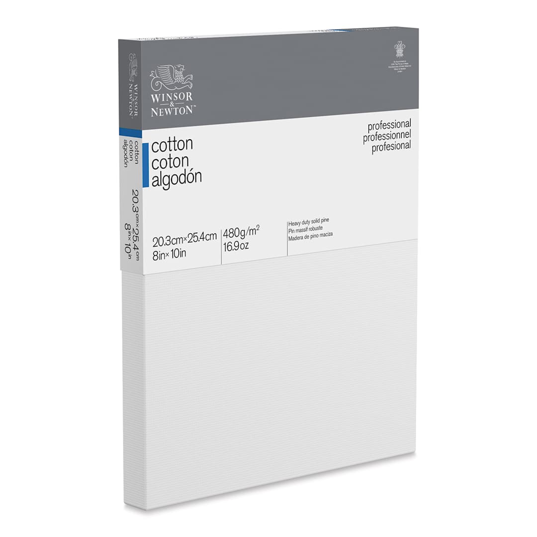 Open in modal - Winsor & Newton Professional Cotton Canvas - 8" x 10", Traditional Profile