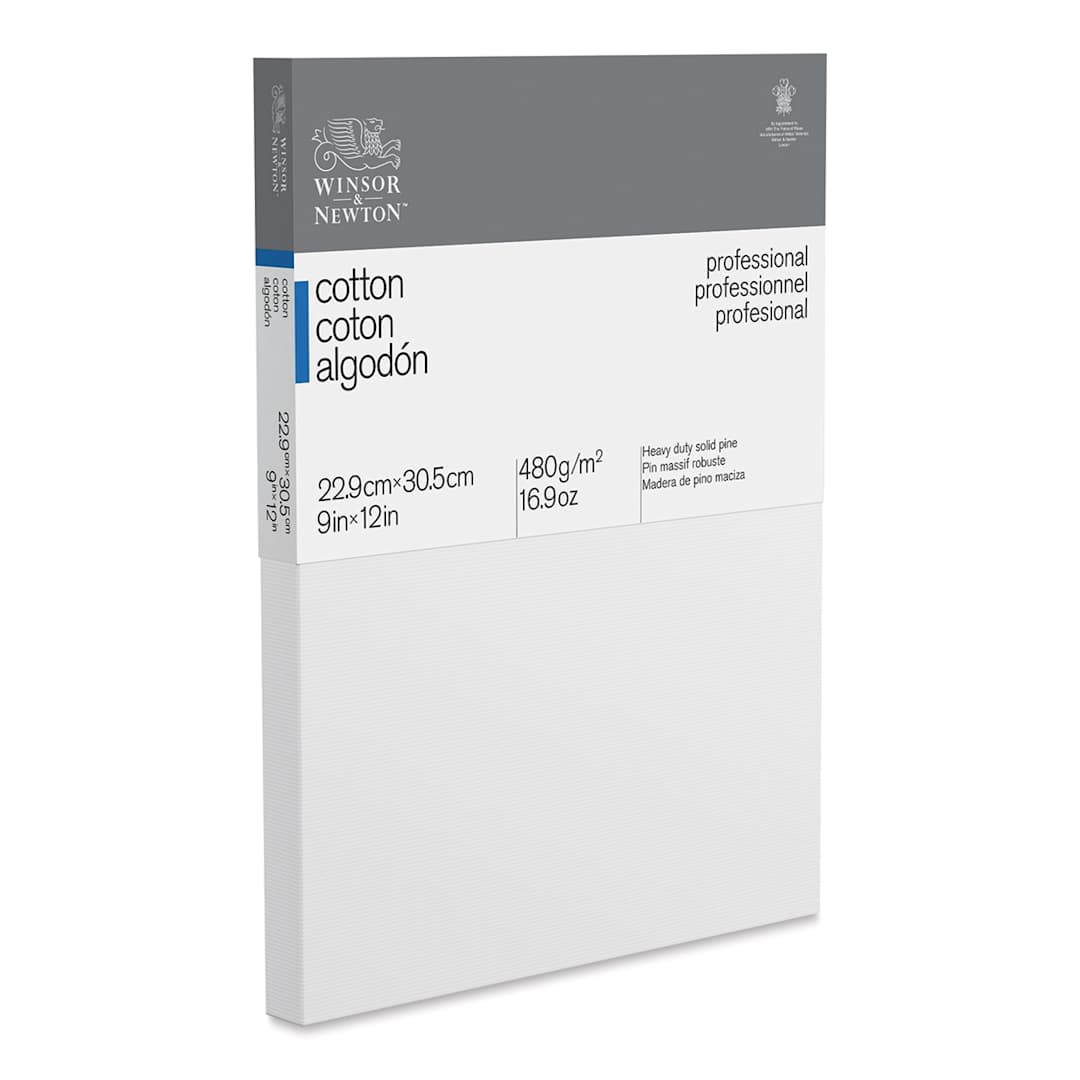 Open in modal - Winsor & Newton Professional Cotton Canvas - 9" x 12", Traditional Profile