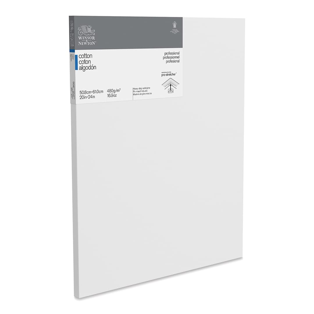 Open in modal - Winsor & Newton Professional Cotton Canvas - 20" x 24", Traditional Profile